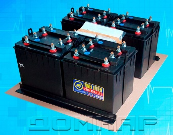 АКБ (комплект) 32ТН-450 для локомотива ТЭМ15-001 в наличии